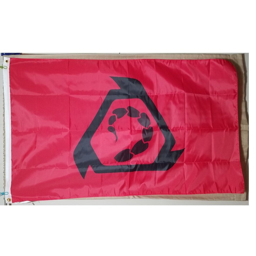 Command & Conquer Brotherhood of Nod Tiberium War 3 3'x5' red horizontal Flag